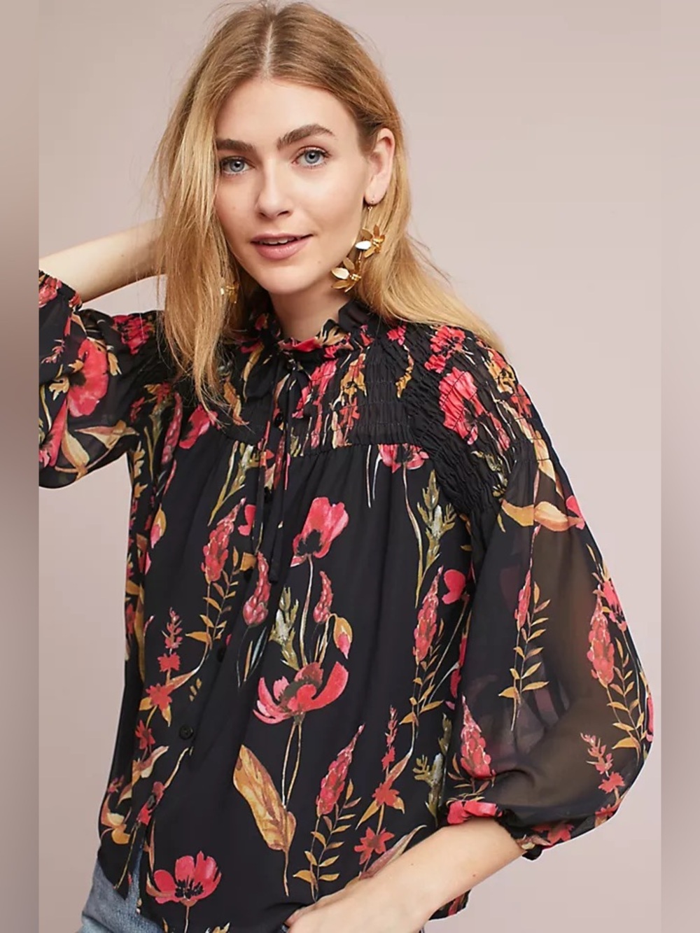 Yumi Kim | Floral Blouse, M
